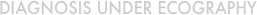 diagnosis under ecography